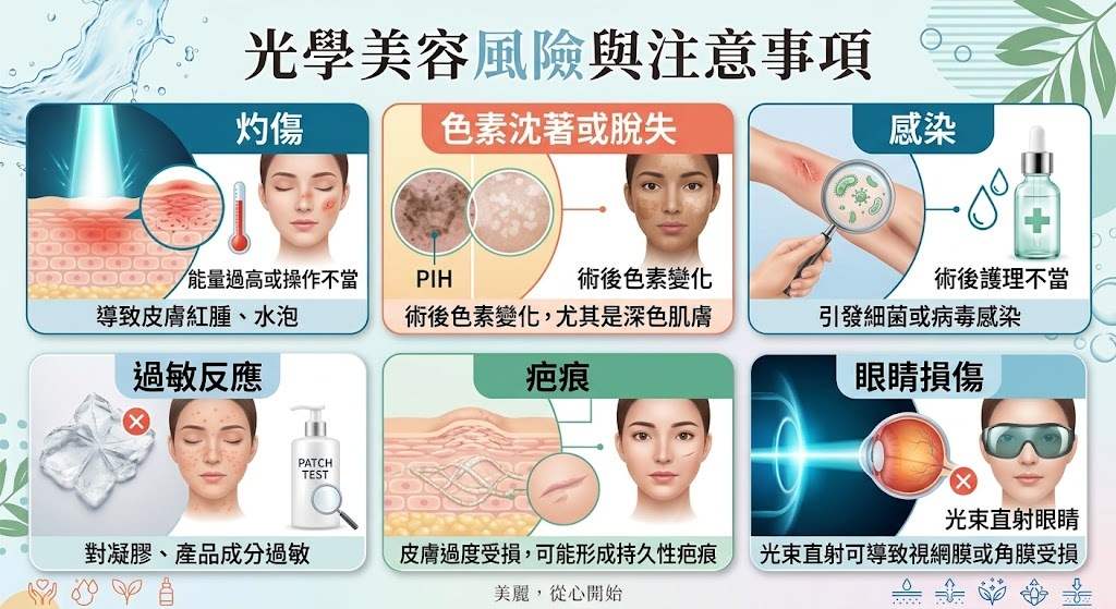 光學美容有哪些風險？ (1)